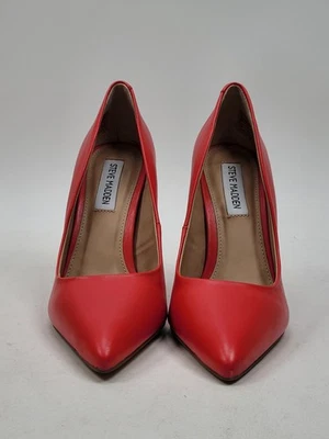 Steve Madden Daisie tacón charol rojo - Talla 6.5 Foto 1 de 4