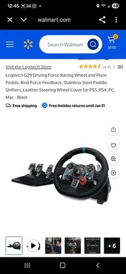 Logitech 941-000110 G29 Racing Wheel - Image 1 of 4