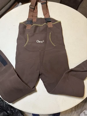 Pecho de pesca marrón de neopreno ORVIS vadeadores con pie de media - para hombre talla mediana Foto 1 de 4