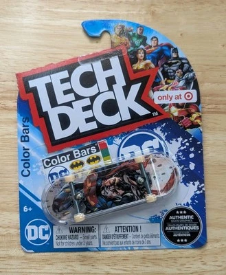 Tech Deck Superman barras de color ultra raras DC COMICS exclusivo de Target  Foto 1 de 4