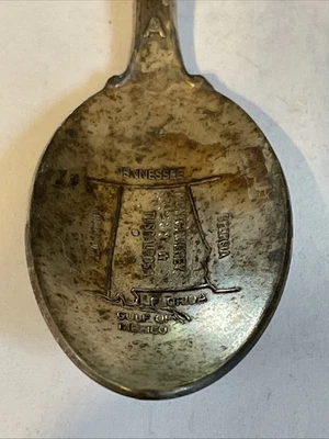 Cuchara de recuerdo vintage de Alabama coleccionable Foto 1 de 3