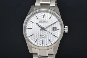 SEIKO SARX075 PRESAGE Sharp Edge Series Mechanical 6R35 White Dial #115 - Picture 1 of 6