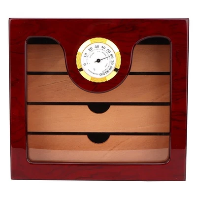 Zigarren-Humidor Zigarrenkiste Zedernholz-Zigarren-Aufbewahrungsbox - Bild 1 von 4
