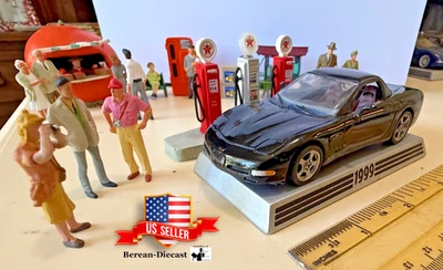 1/43 Danbury Mint 1999 CORVETTE 光面黑色 50 周年系列 C9.0 — 第 1/4 张图片