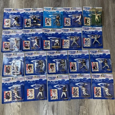 Lot Of 20 1997 Starting Lineup Baseball Factory Sealed New Figures JL Jeter - Image 1 of 4