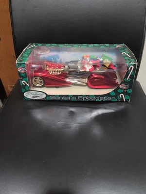 Hot Wheels 1/18 Scale Diecast 55635 - Speedster Santa's - Red - Image 1 of 2