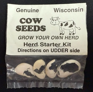 Genuine Wisconsin "Cow Seeds", Herd Starter Kit - Picture 1 of 2