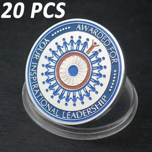 20 PCS Challenge Coin Inspirational Leadership Gift Commemorative - Picture 1 of 7