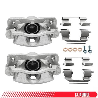 2x Front Brake Calipers w/ Bracket for 2007-2011 Honda Civic Insight Acura EL Foto 1 de 4