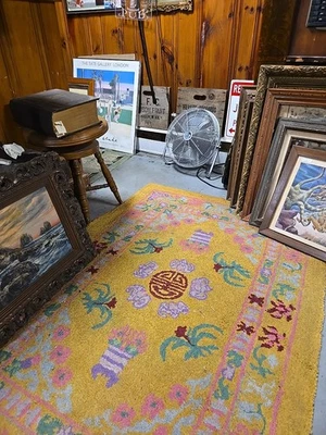 Pintura em aquarela infantil 1921 leitura artista PA Eugene Samuel Reeser Madona  - Imagem 1 de 4