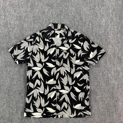 Wallace & Barnes Shirt Mens Medium Leaf Print Button Up Casual - Image 1 of 4