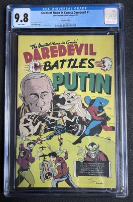 Greatest Name In Comics #1 Daredevil Battles Putin Variant CGC C 9.8 4378393010 Foto 1 de 4