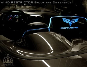 Windrestrictor® brand Windscreen Wind Deflector for Corvette C6 Windstop RARE - Imagen 1 de 12