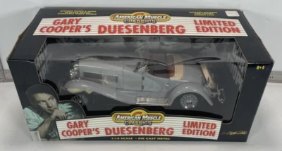 Gary Cooper's 1935 Duesenberg SSJ Roadster ERTL American Muscle Classics LE NIB - Image 1 of 4