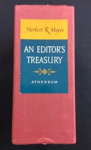 An Editors Treasury HCDJ 2 Volumes SC Mayes 1968 1st Edition #111 - Picture 1 of 12
