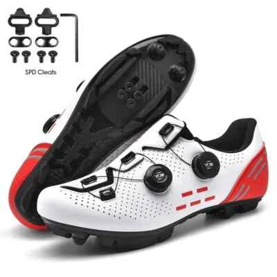 Men's Cycling Shoes Non-slip Mountain Road Bicycle Speed Flat Shoes SPD-SL Pedal - Image 1 of 4