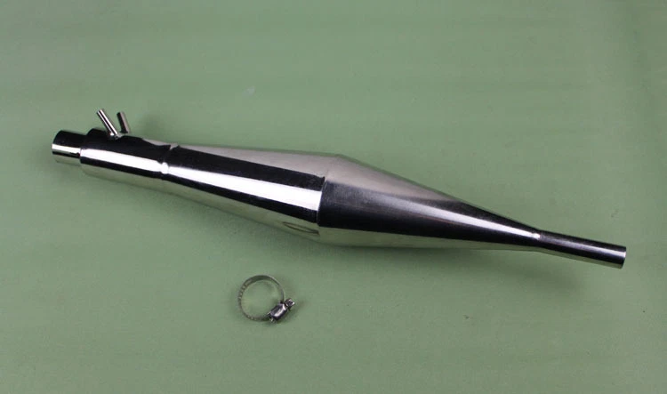 Stainless steel Tuned Pipe Exhaust for Zenoah RCMK Sikk RC Boat 23-30CC 380mm - Image 1 of 1