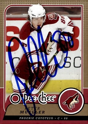 Peter Mueller - Signed 2008-09 O-Pee-Chee Card #397 - Coyotes - Image 1 of 2