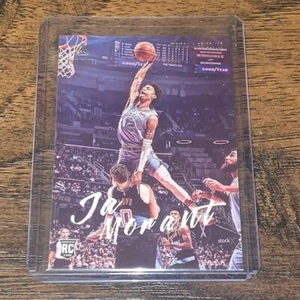 Tarjeta de novato Ja Morant Memphis Grizzlies 2019-20 Panini Chronicles Luminance #165 - Imagen 1 de 2