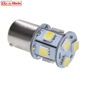 2X LED White Car Bulb 1156 BA15S Light 6V DC Tail Brake Reverse Turn Signal Lamp - Picture 1 of 9