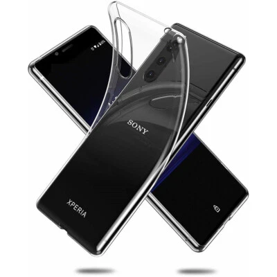 Funda Carcasa Gel TPU Delgada Transparente Suave TPU Gel Teléfono Para Sony Xperia 1 5 II 10 III 5 IV 10VI Foto 1 de 4