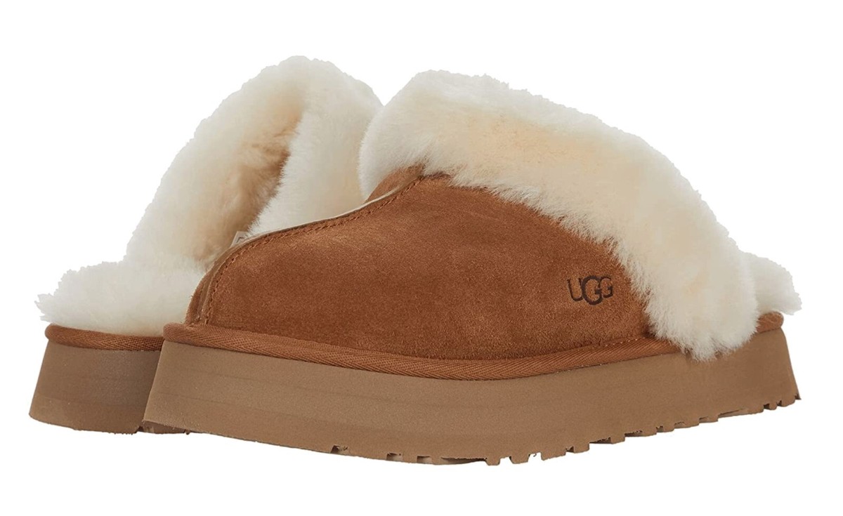 UGG ブーツ　UGG Disquette Slipper Chestnut UGG Disquette Slippers for Women's, Size 9 - Chestnut for