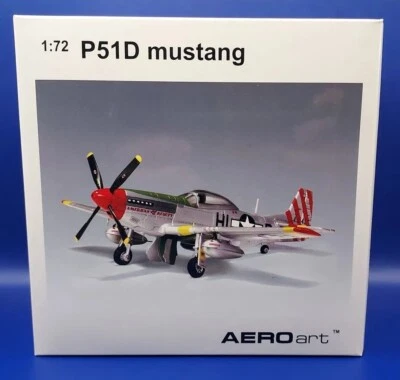 1:72 P51D Mustang 'American Beauty'  John Voll AEROart by AUTOart Diecast 37201 - Image 1 of 4