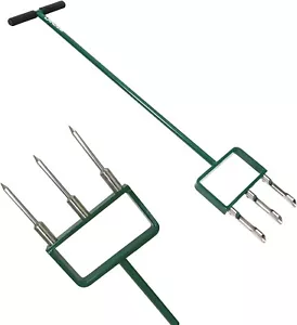 Landzie Hohl- und Spikezinken Rasenbelüfter Set - Bild 1 von 9