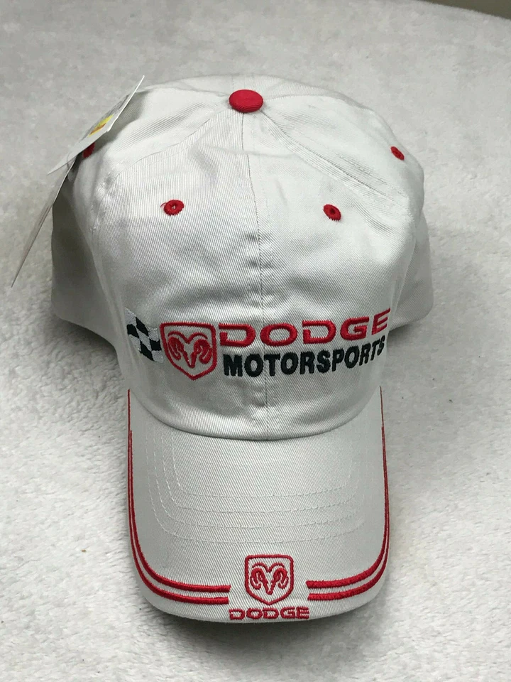 Dodge Racing Motorsports Ram Bordado Béisbol Golf Sombrero Masilla Ajustable NUEVO Foto 1 de 4