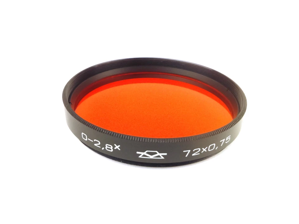 Soviet KMZ ZENIT O-2.8x Orange 72mm 72x0.75 Filter - Image 1 of 1