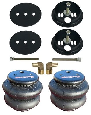 Soportes de bolsa trasera 2600 soportes de suspensión neumática codos de 3/8" para Chevy C10 1963-72 Foto 1 de 4