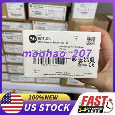 New Sealed Allen Bradley 800T-J2A Free Shipping - Image 1 of 4