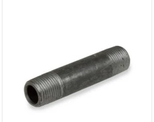 6" NPT Gewinde - Schedule 80 geschweißter Kohlenstoffstahl - schwarzer Rohrnippel BXNJU - Bild 1 von 1