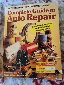 Complete Guide to Auto Repair 1981 Editors of Consumer Guide Paperback - Picture 1 of 7