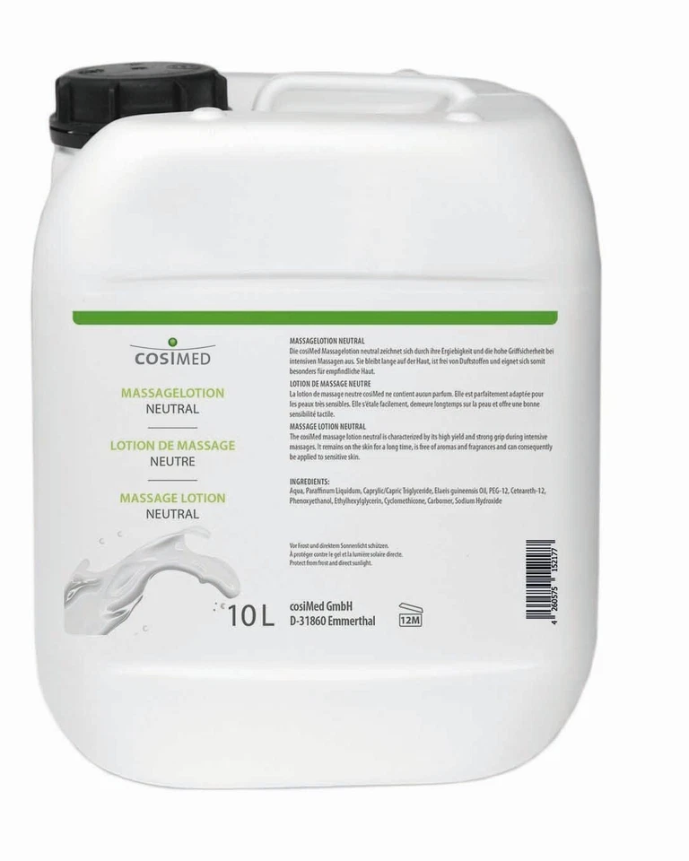 CosiMed Massagelotion - NEUTRAL - 10 Liter Kanister