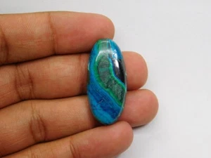 Top 100% Natural Chrysocolla Cabochon Loose Gemstone For Jewelry 47 Cts. ME-3090 - Picture 1 of 4