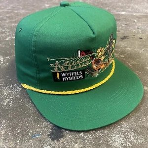 Vintage Wyffels Hybrids Pheasant Hunting Bird Farm SnapBack Cap Hat K Products - Picture 1 of 11