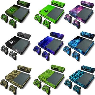 Skin Decal Sticker Compatible with Xbox One Console + 2 Controller &Kinect Skins - Image 1 of 4