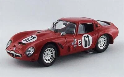 1:43 BEST Alfa Romeo Tz2 Coupe #61 Sebring 1966 T.Zeccoli Red BE9558 Model - Image 1 of 2