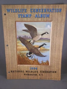 Complete 1954 Wildlife Conservation Stamp Album Peterson Canada Goose - Picture 1 of 6