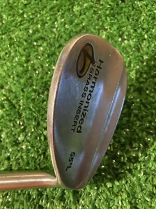 RH Wilson Harmonized 55* Sand Wedge, Brass Insert ⛳️ Wedge Flex Steel #G289 - Picture 1 of 5