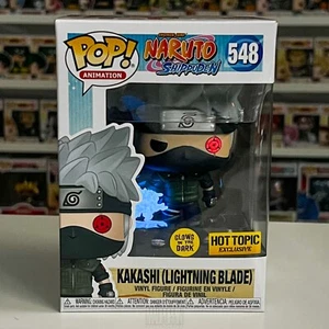 Funko Pop Anime Naruto Kakashi Lightning Blade ***BRILLO PERSONALIZADO*** Hot Topic 548 - Imagen 1 de 9