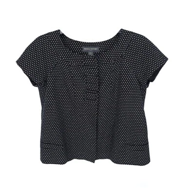 Blazer Banana Republic Mujer 10 Y2K Chaqueta Manga Corta Forrada Prenda para el torso a Presión De Colección Foto 1 de 4