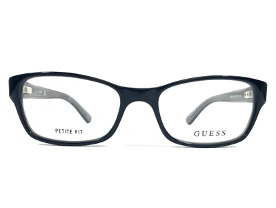 Monturas para gafas Guess GU2591 001 negro brillante gris rectángulo borde completo 50-17-135 Foto 1 de 4