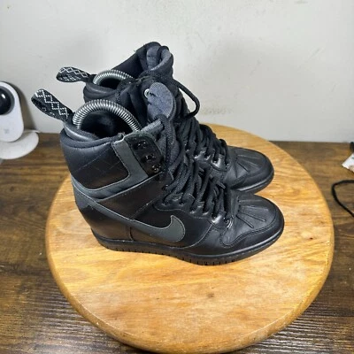 Кроссовки женские Nike Dunk Sky Hi 2 черные размер 5,5 807401-001 - Изображение 1 из 4