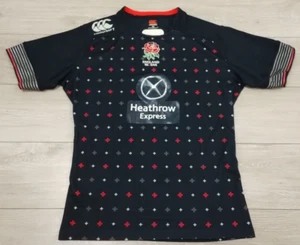England Sevens 7s Rugby Away Shirt 2014/2015 - 2XL Player Pro GPS Jersey Top C8U - Picture 1 of 16