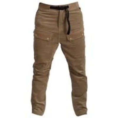 Burton Thirteen Snowboard Pant Youth M VERVILLE 28 x 28 Corduroy Stretch Beige  - Image 1 of 4