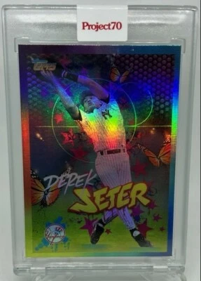 Topps Project 70 #745 1996 Derek Jeter por RISK Rainbow Foil 61/70  Foto 1 de 2