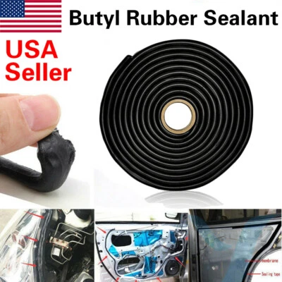1 rollo de cinta butílica pegamento de goma sellador de faros reacondicionamiento resellado faro puerta Foto 1 de 4