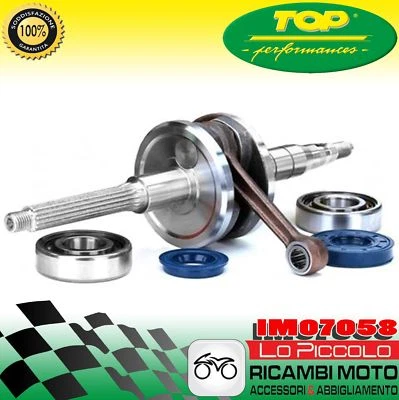 TOP PERFORMANCE IM07058 ALBERO MOTORE + CUSCINETTI PARAOLI TOP MBK BOOSTER 50 2T